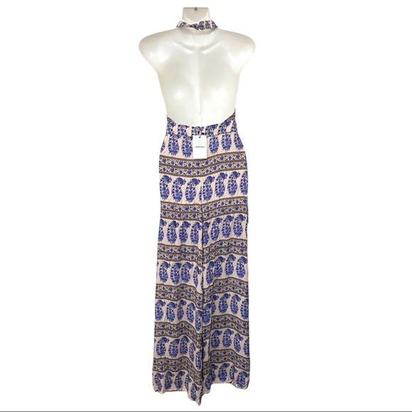 BOTEH Lazuli shirred halterneck jumpsuit romper size 1 - Picture 8 of 14